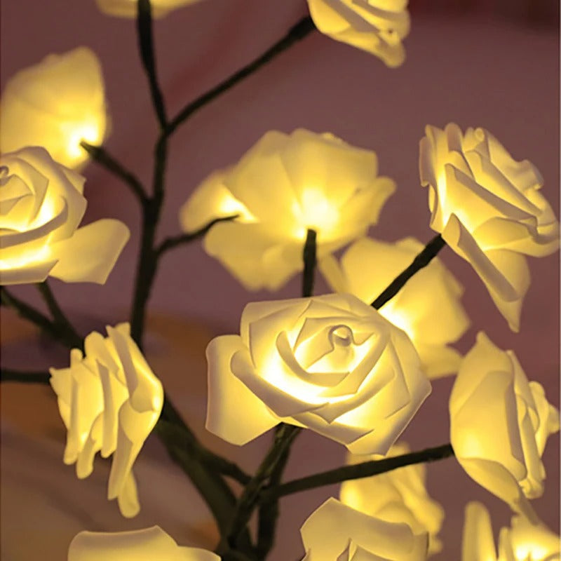 LED Rose Tree Table Lamp – USB Decorative Light 45cm