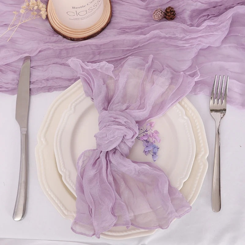 Set of 6 Cotton Gauze Napkins – 50 × 50cm
