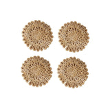 Natural Woven Macramé Placemats – 30cm