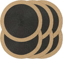 Set of 6 Woven Round Placemats – 38cm
