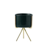 Ceramic Flower Planters with Modern Stand