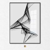 Abstract Black & White Canvas Prints