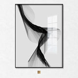 Abstract Black & White Canvas Prints