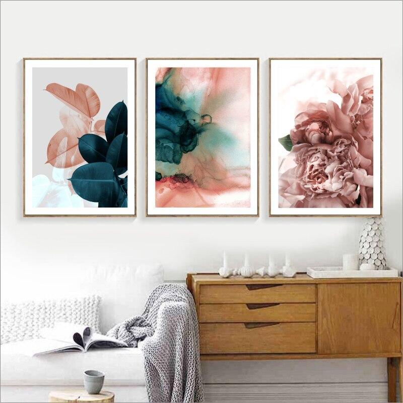 Abstract Botanical Canvas Prints