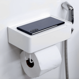 3M Wall-Mounted Toilet Roll Holder with Storage Shelf