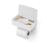3M Wall-Mounted Toilet Roll Holder with Storage Shelf