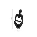 Trio Thinker Sculptural Figurines