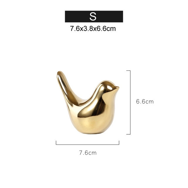 Aurelia Golden Bird Figurine